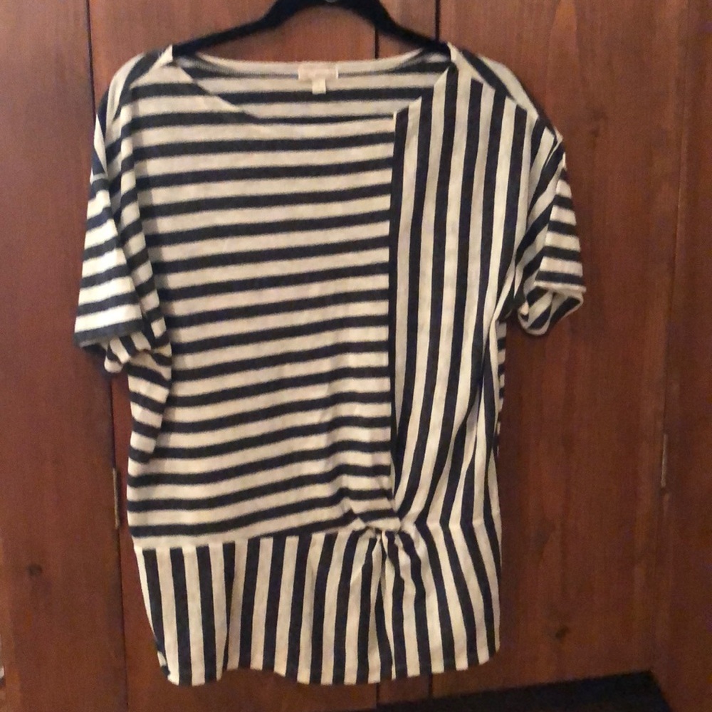 Striped knit top